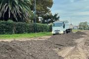 Mejoras viales: estabilizan un tramo clave de calle San Martín