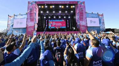 Roque Pérez en la apertura de los Juegos Bonaerenses 2025
