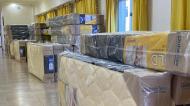 Donaron 38 nuevos colchones al Hospital Ramón Carrillo de Roque Pérez