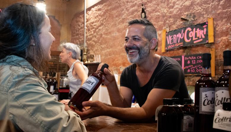 Coltri, el vermut de Roque Pérez, dijo presente en Caminos y Sabores