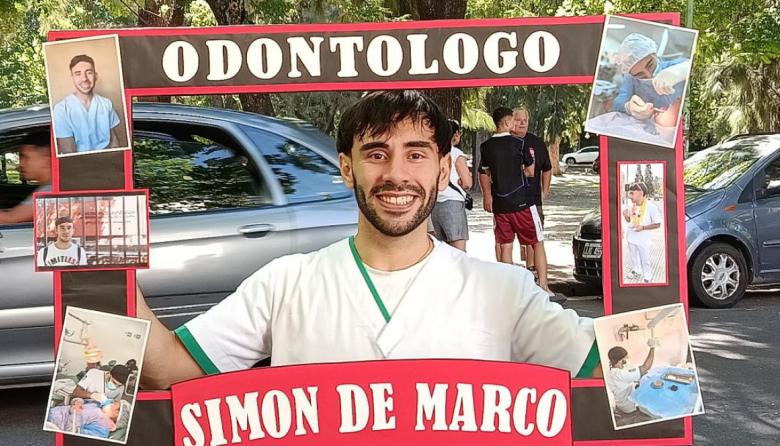 Simón De Marco, nuevo odontólogo formado en la educación pública