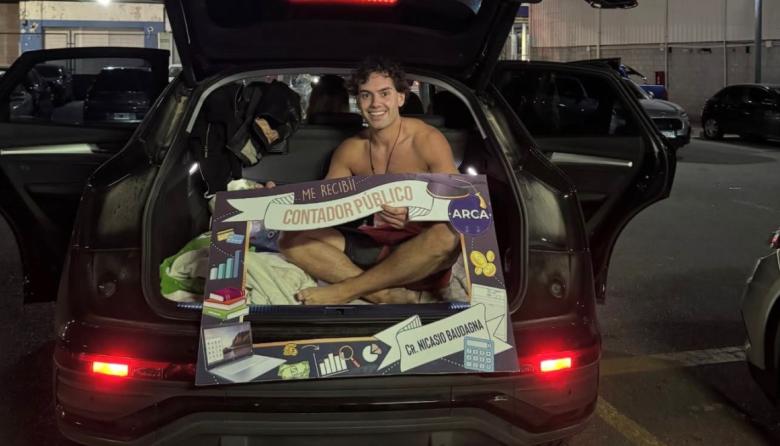 Nicasio Baudagna se recibió de Contador Público