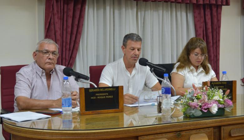 Apertura de sesiones ordinarias del HCD en Roque Pérez