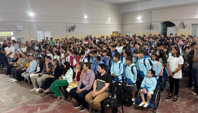 Inicio de clases con inauguraciones en Roque Pérez