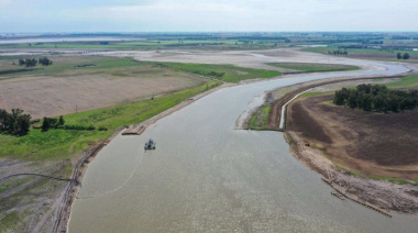 El Río Salado desbordó y el campo reclama reactivar las obras de dragado