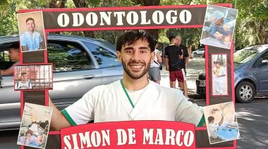 Simón De Marco, nuevo odontólogo formado en la educación pública