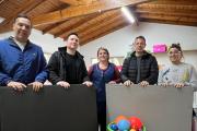 Entrega de material deportivo a la Escuela Especial 501 en Roque Pérez
