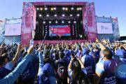 Roque Pérez en la apertura de los Juegos Bonaerenses 2025