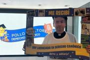 El padre Mauricio Scoltore se recibió de licenciado en Derecho Canónico en la UCA
