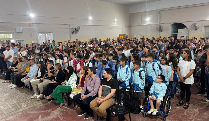 Inicio de clases con inauguraciones en Roque Pérez